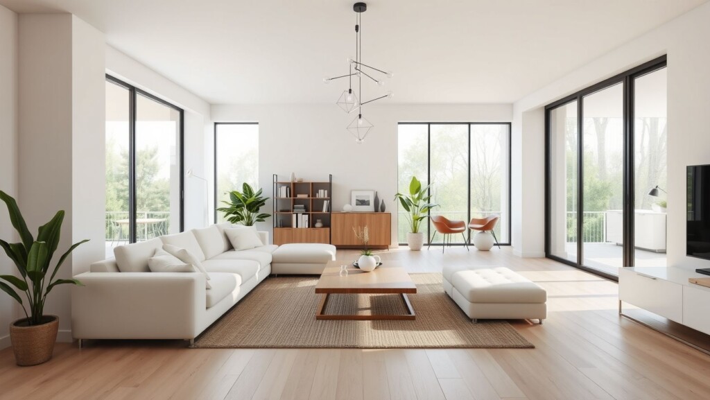 wnetrze salonu dom jednorodzinny