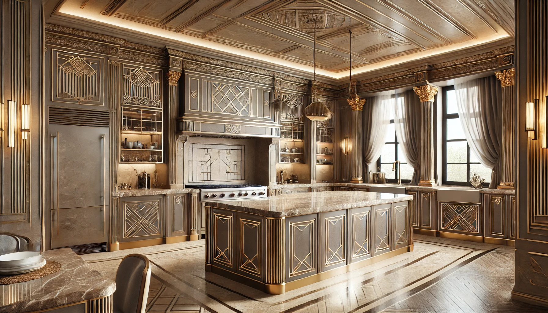 kamienny blat kuchenny Zielonka