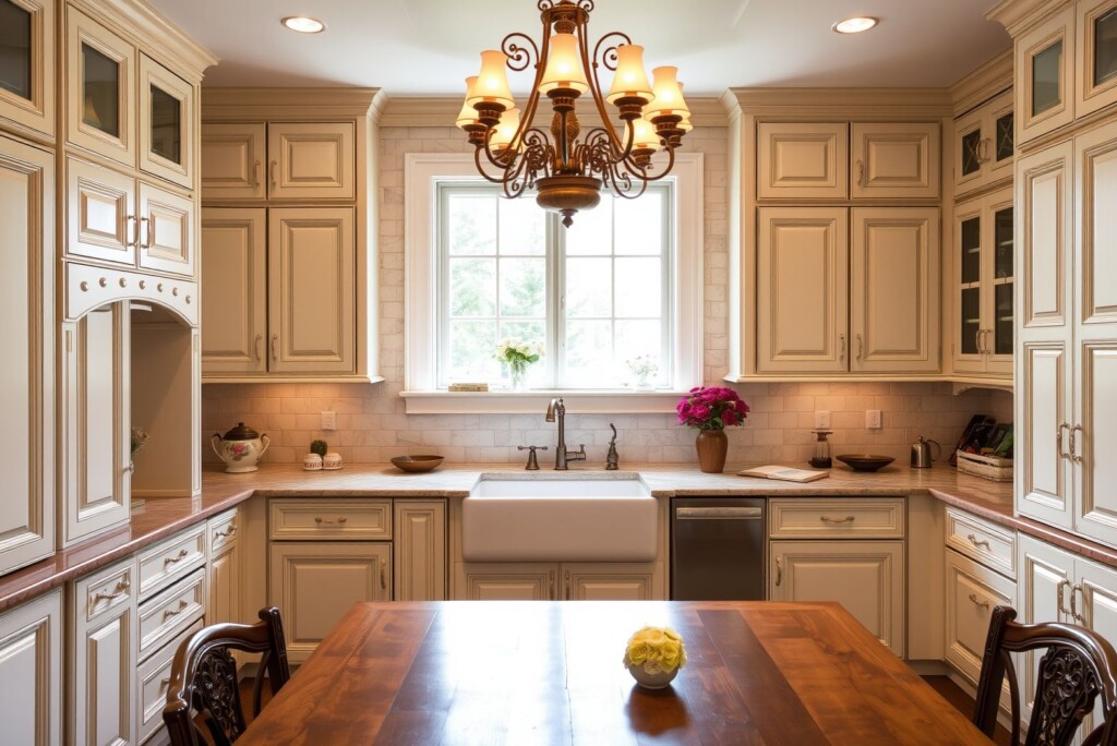 projekt klasycznego wnetrza kuchni zambrow