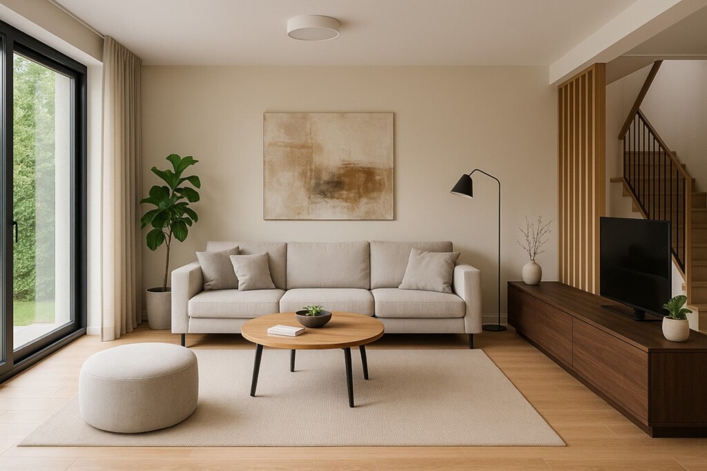 bielsk podlaski wnetrze salonu dom jednorodzinny