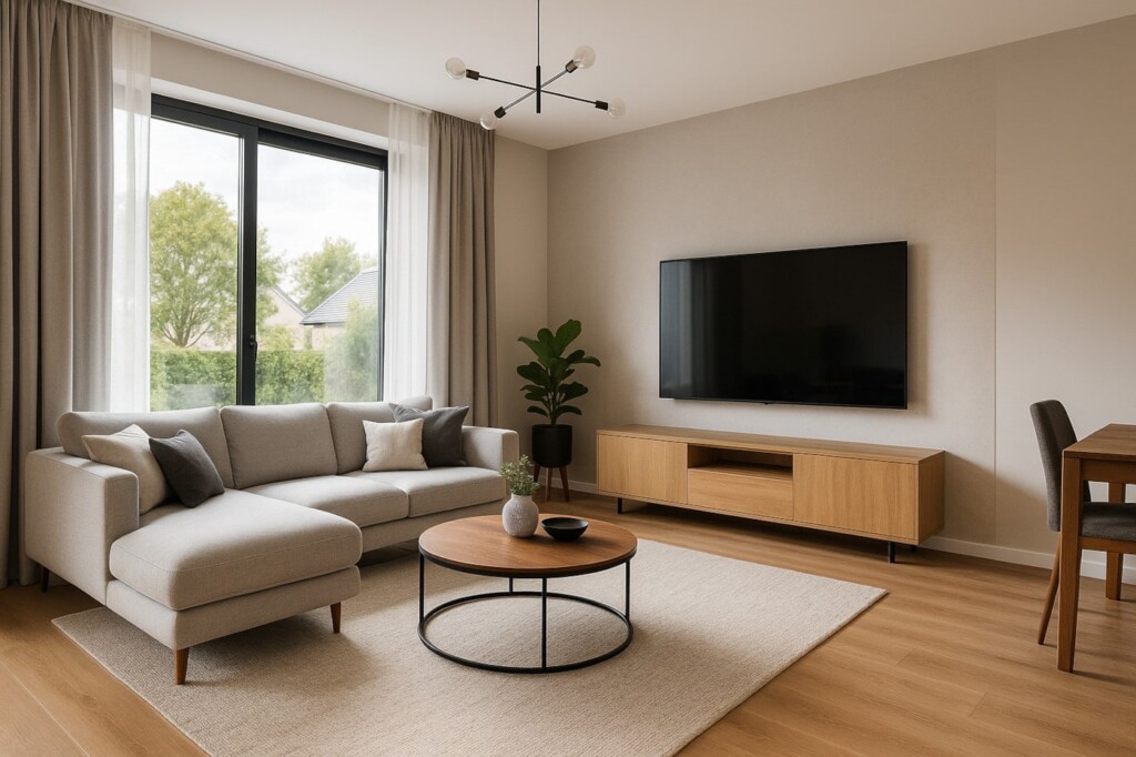 grajewo wnetrze salonu dom jednorodzinny