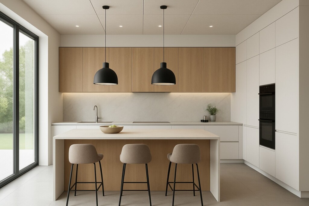 wysokie mazowieckie wnetrze kuchni