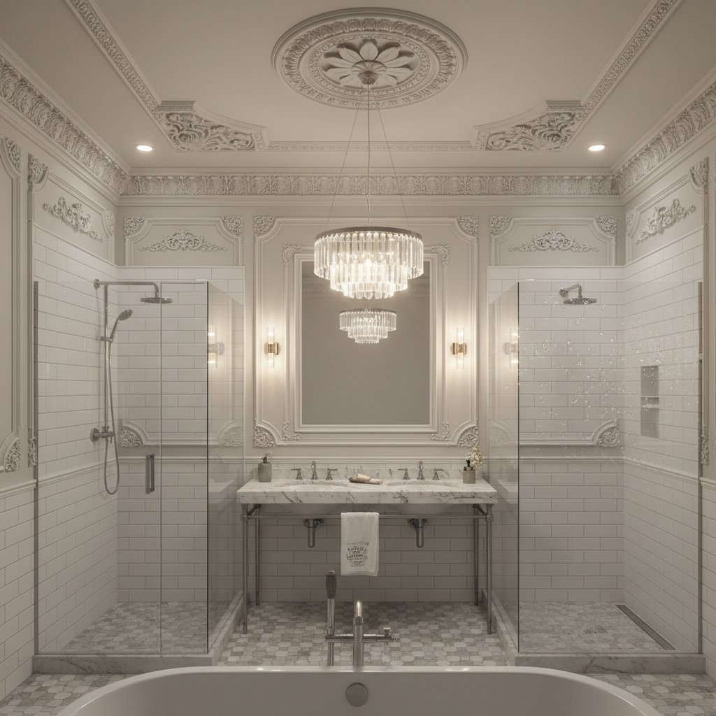 Sztukateria w łazience – elegancki element dekoracyjny, który może całkowicie odmienić wygląd wnętrza. Chociaż t...